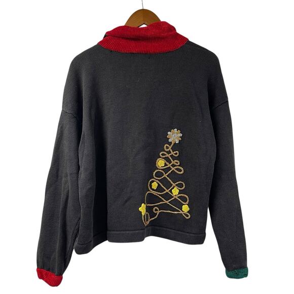 Not So Ugly Christmas Sweater Berek2 L Tree Ornaments Star - Picture 2 of 11